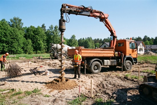 Gręžtinių pamatų įrengimas